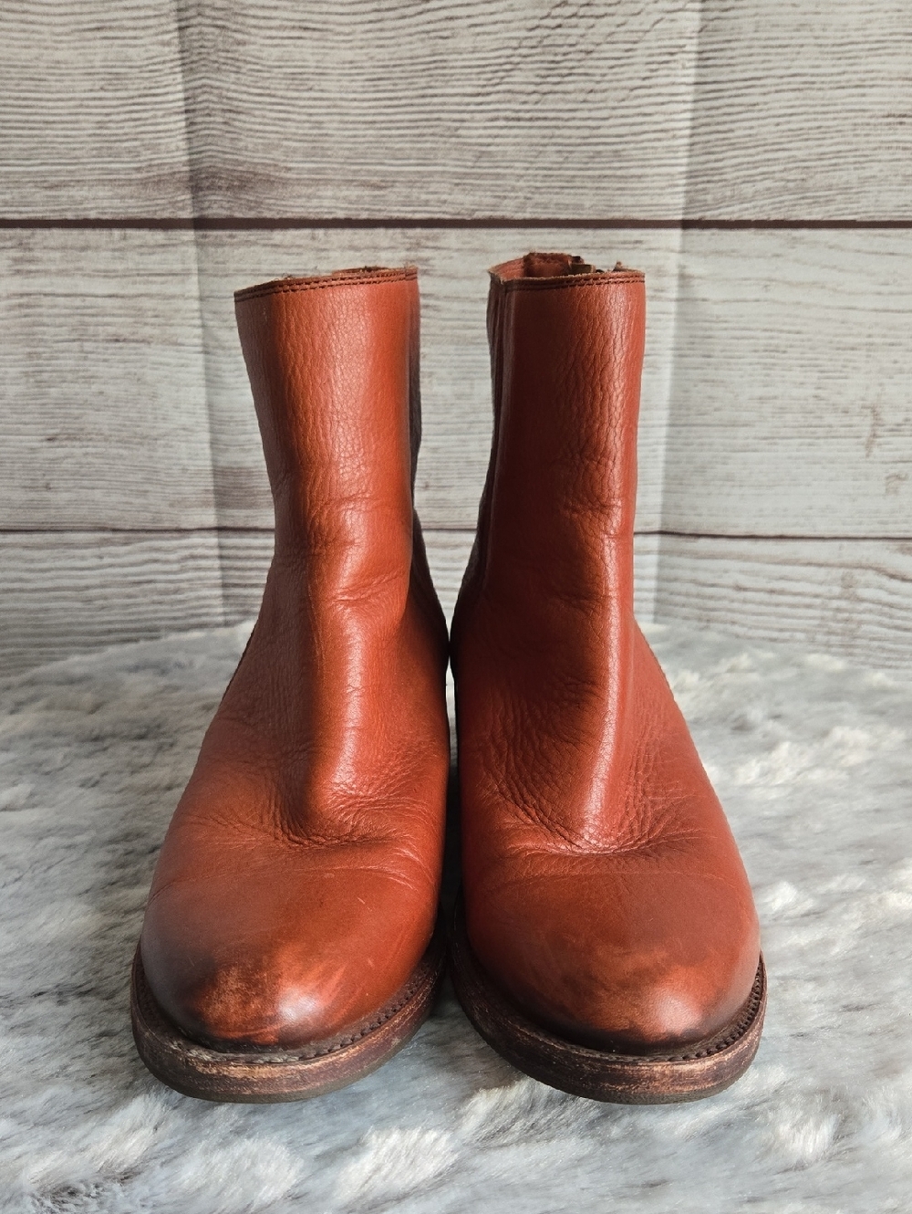 FRYE Brown Ankle Boots, Womems Size 8.5 - Picture 8 of 11
